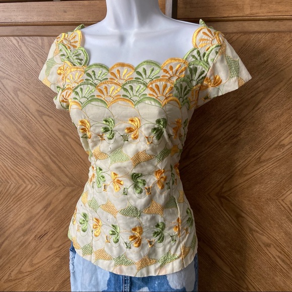Tops - Bundle Vintage handmade floral print tunic  tops